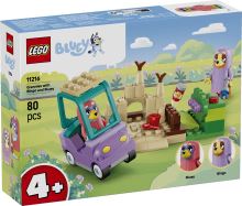 Jucărie de construcție LEGO® Bluey Bingo și Blue se joacă de-a bunicuțele 11216 (4)