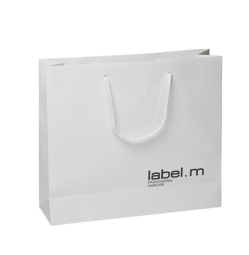 label.m sac de hârtie alb unisex