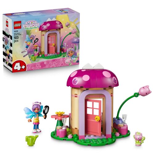 LEGO® Casa de păpuși a lui Gabby Căsuța din grădină a Miau-Zânei