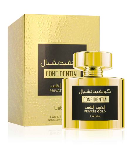 Lattafa Confidential Private Gold apă de parfum unisex 100 ml