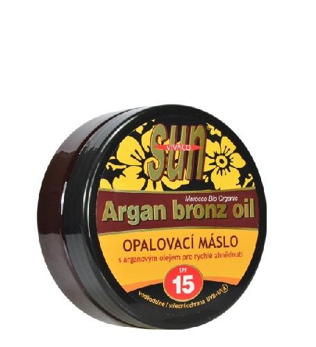 Vivaco SUN Argan Bronz Oil unt de plajă cu ulei orga de argan SPF 15 200 ml