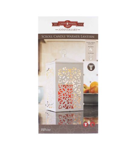 Candle Warmers Scroll lumină de încălzire pentru lumânări bílá