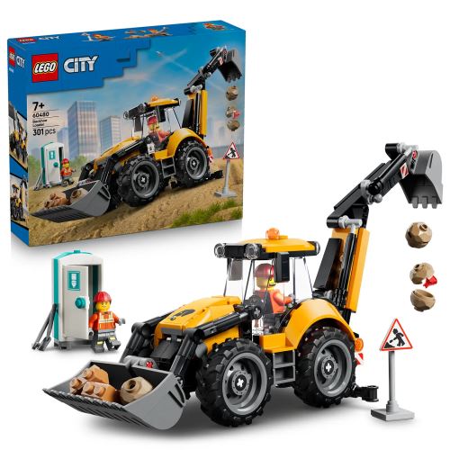 Jucărie de construcție LEGO® City Buldoexcavator galben 60480