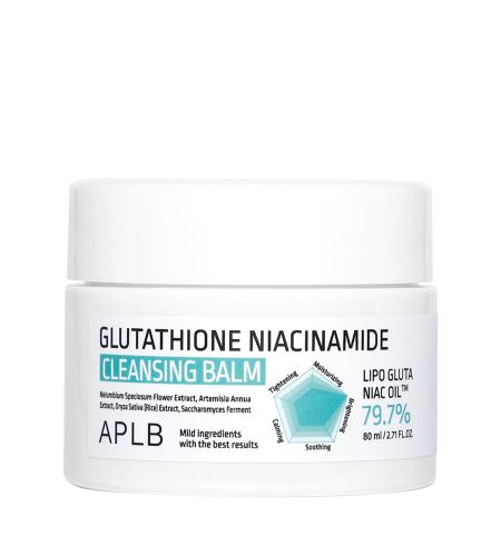 APLB Glutathione Niacinamide Cleansing Balm balsam demachiant hidratant și iluminator 80 ml