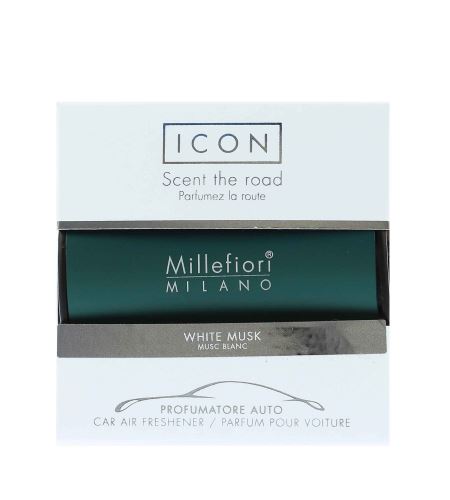 Millefiori Icon Classic White Musk parfum pentru mașină zelená