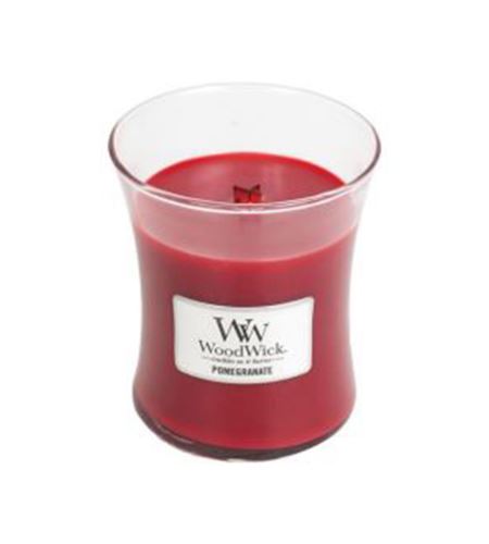 WoodWick Pomegranate lumânare parfumată cu fitil de lemn 275 g