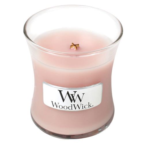 WoodWick Coastal Sunset lumânare parfumată cu fitil de lemn 85 g