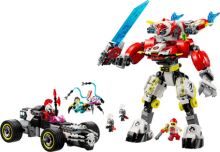 LEGO® DREAMZzz™ 71497 Robotul tigru al lui Cooper și mașina hot rod a lui Zero (2)