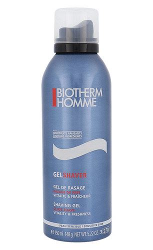 Biotherm Homme Shaving Gel Sensitive Skin gel de ras pentru pielea sensibila a fetei pentru bărbati 150 ml