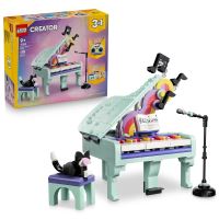 LEGO® Creator 3 în 1 Pian decorativ cu o pisică 31392