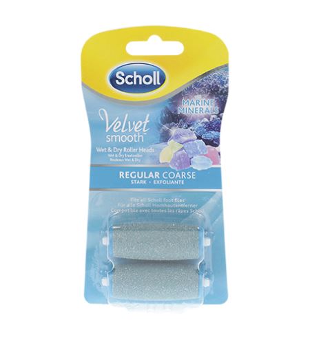 Scholl Velvet Smooth cap de rezervă cu minerale marine de duritate medie 2 buc