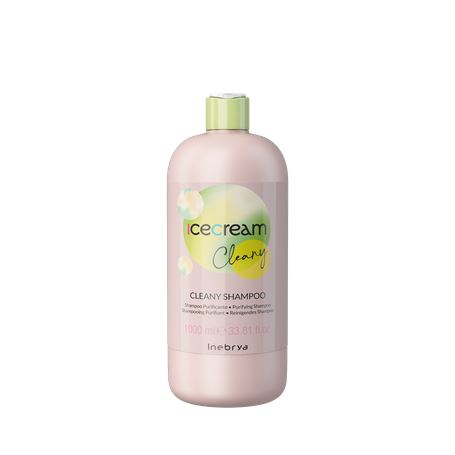 INEBRYA Ice Cream Cleany Cleany Shampoo șampon purificator pentru scalp sensibil și tensionat