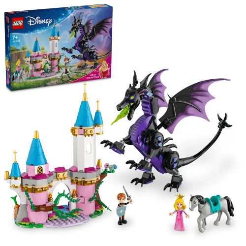 LEGO® │ Disney 43240 Maleficent sub formă de dragon