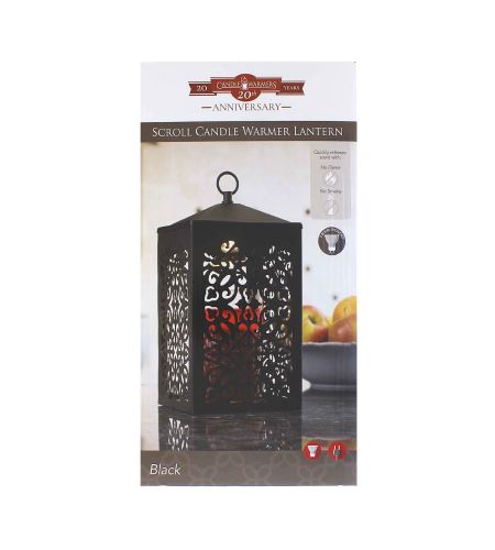 Candle Warmers Scroll lumină de încălzire pentru lumânări černá
