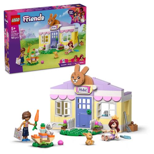LEGO® Friends 42679 Hotel pentru iepurași în orașul Heartlake