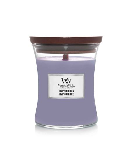 Woodwick Hypnoflora lumânare parfumată cu fitil de lemn 275 g