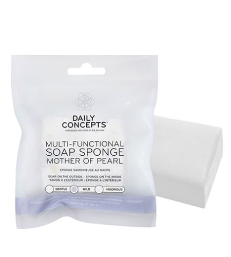 Daily Concepts Mother Of Pearl Multi-Functional Soap Sponge burete multifuncțional de săpun 45 g