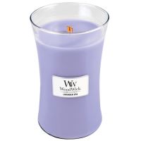 WoodWick Lavender Spa lumânare parfumată cu fitil de lemn 609,5 g