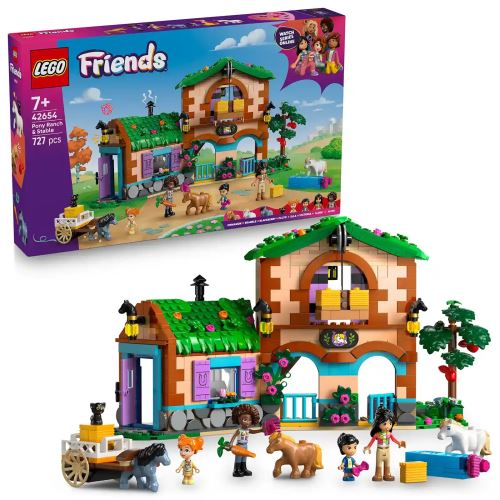LEGO® Friends 42654 Fermă și grajd pentru ponei