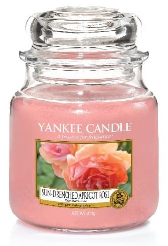 Yankee Candle Sun-Drenched Apricot Rose lumânări parfumate 411 g