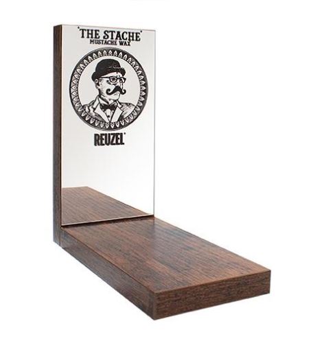 REUZEL "The Stache" Mustache Wax Display stand