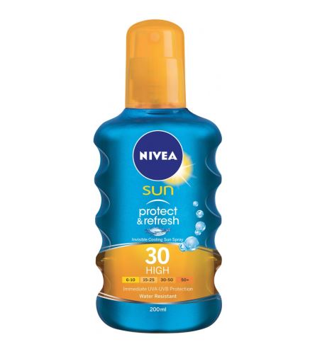 Nivea Sun Protect & Refresh spray de bronzare SPF 30 200 ml