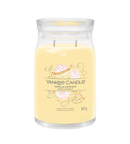 Yankee Candle Vanilla Cupcake lumânare mare Signature 567 g