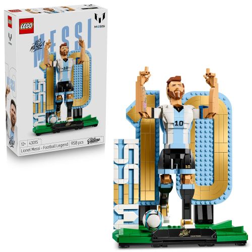 Set LEGO® Editions Lionel Messi – Legendă a fotbalului 43015