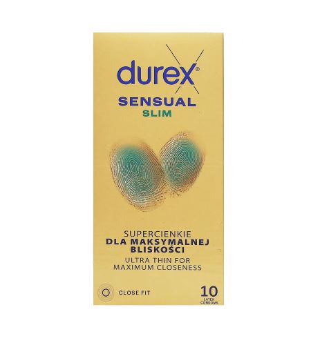 Durex Sensual Slim prezervative 10 buc