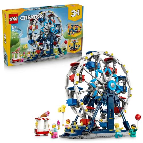 Jucărie de construcție LEGO® Creator 3 în 1 Roată Ferris emblematică 31389