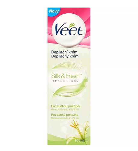 Veet Silk & Fresh Dry Skin cremă depilatoare pentru piele uscată 100 ml