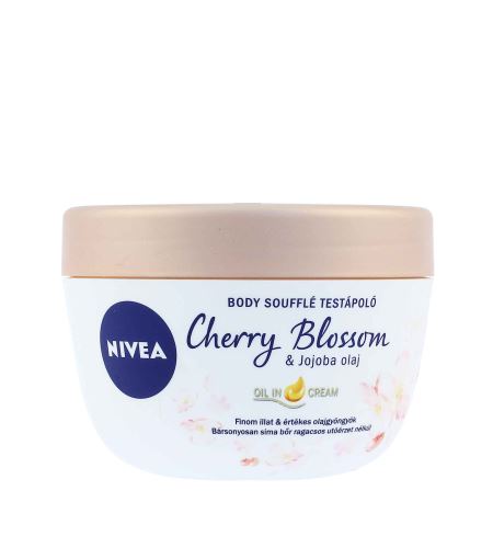 Nivea Cherry Blossom & Jojoba Oil suflé de corp 200 ml