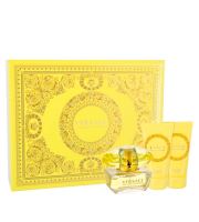 Versace Yellow Diamond set cadou pentru femei apă de toaletă 50 ml + lotiune de corp 50 ml + gel de dus 50 ml