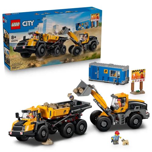 LEGO® City Camion basculant și încărcător frontal 60494, Jucărie de construcții