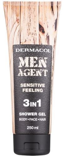 Dermacol Men Agent Sensitive Feeling 3in1 gel de dus pentru bărbati 250 ml