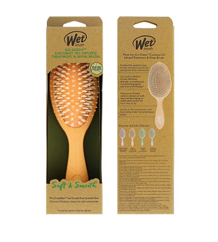 Wet Brush Go Green Treatment & Shine Brush perie de păr