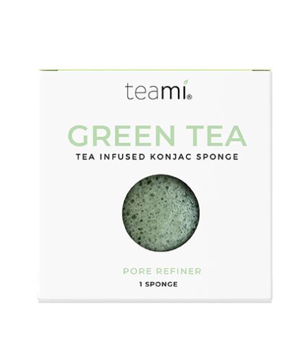 Teami Green Tea Tea Infused Konjac Sponge burete de spălat pentru față