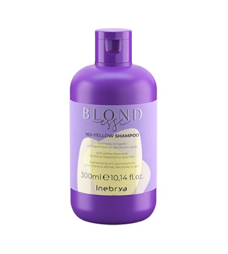 INEBRYA BLONDESSE No-Yellow șampon împotriva tonurilor galbene pentru parul blond decolorat sau cărunt
