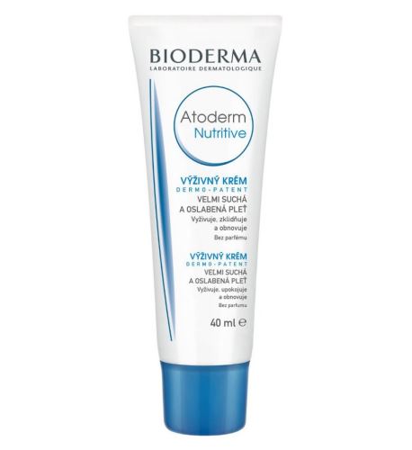 Bioderma Atoderm cremă nutritivă pentru tenul uscat până la foarte uscat 40 ml