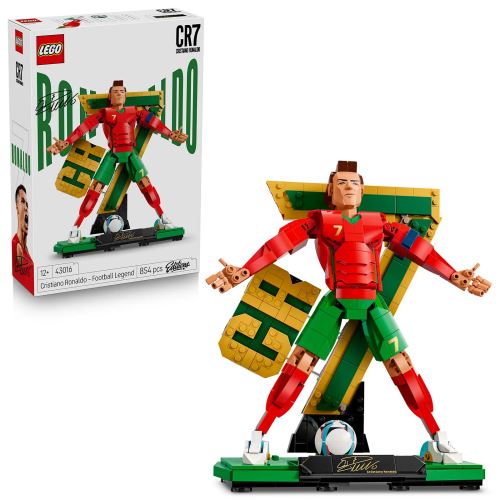 Set LEGO® Editions Cristiano Ronaldo – Legendă a fotbalului 43016
