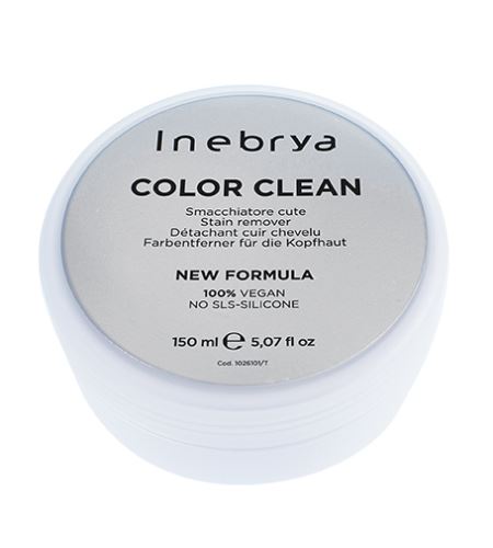 INEBRYA Color Clean Preparat pentru îndepărtarea vopselei, 100% vegetarian, fără sulfați și silicon 150 ml