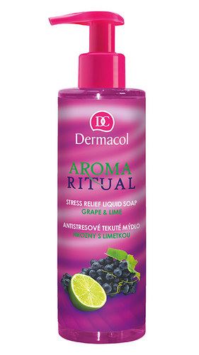 Dermacol Aroma Ritual Liquid Soap Grape&Lime îngrijirea mâinilor pentru femei 250 ml