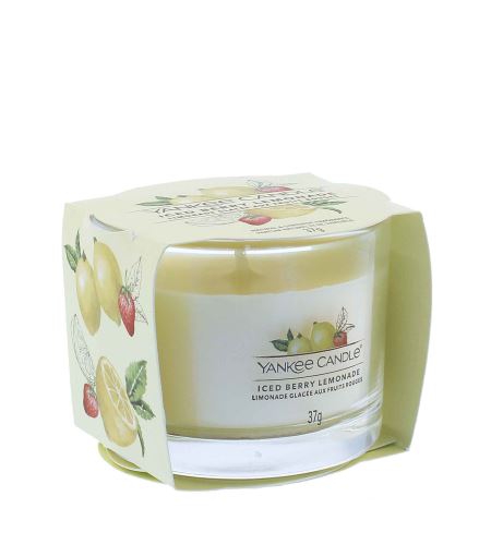 Yankee Candle Iced Berry Lemonade lumânare votivă în sticlă 37 g