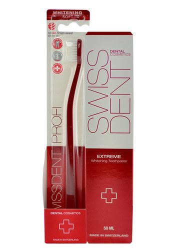 Swissdent Extreme Whitening Toothpaste 50 ml + kartáček Whitening Soft