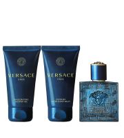 Versace Eros set cadou pentru bărbati toaletní voda 50 ml + sprchový gel 50 ml + balzám po holení 50 ml