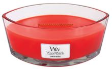WoodWick Crimson Berries lumânare parfumată cu fitil de lemn 453,6 g