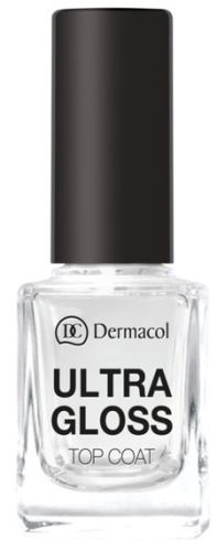 Dermacol Ultra Gloss Top Coat ojă strat superior pentru femei 11 ml Nadlak na nehty