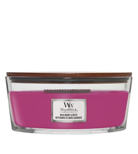 WoodWick Wild Berry & Beets lumânare parfumată cu fitil de lemn 453,6 g