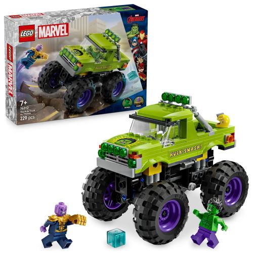 LEGO® ǀ Marvel 76312 Hulk în vehicul de teren contra lui Thanos