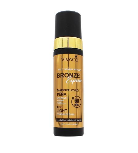 Vivaco Bronze Express Light spumă autobronzantă 200 ml